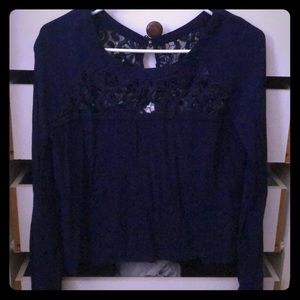 Navy blue blouse